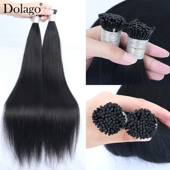 Microlink Разширения за коса Разширение на човешката коса I Съвет за удължаване на косата за жени Бразилски Straight Virgin 3S Salon Bulk Hair