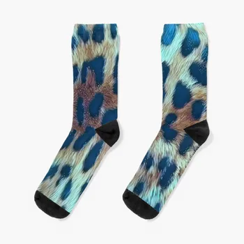 черно и кафяво Петна от гепард Чорапи Коледни чорапи Чорапи за мъже Памук 100% Чорапи Момиче Мъжки