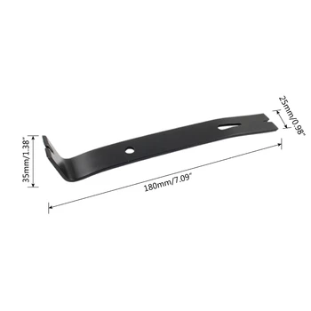  Carbon Steel Hand Crowbar Tool Многофункционален Staple Remover Nail Puller Pry Bar за подстригване работа, декорация на прозорци