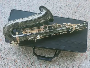 Професионален саксофон Най-добро качество Черен чисто нов Yanagisawa A-992 Alto саксофон златен ключ с мундщук