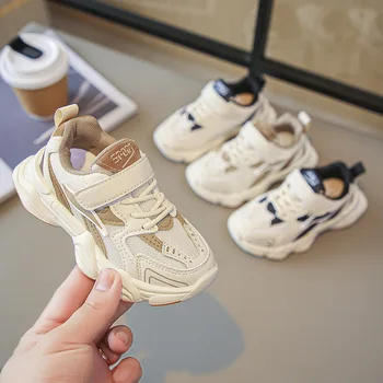 Ежедневни маратонки за момче Детска обувка за момиче Мека подметка Бебешка обувка Дишаща детска мрежа Обувка за малко дете Момчешка обувка Zapatillas De Mujer