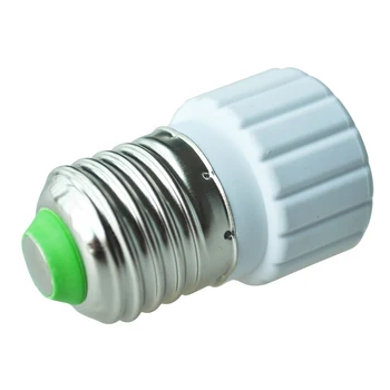 E27 до GU10 Разширяване на основата LED CFL крушка лампа адаптер конвертор винт гнездо