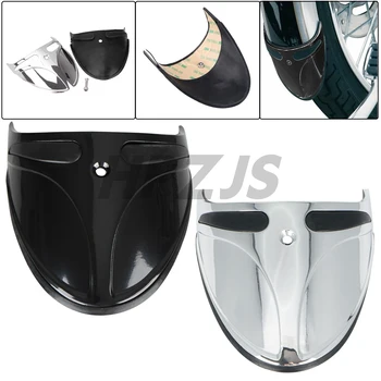 Fender Extension/Tip Mud Flap Trim Narrow For Harley Motorcycle Sportster XL883 1200 Dyna Softail FXST FXR FXD Chrome/Black
