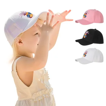 Клирънс ананас печат шапка момчета и момичета сенник шапка велкро регулируема детска бейзболна шапка