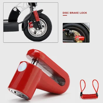 Bike Lock Електрически скутер заключване мотоциклет заключване сигурност против кражба колела дискови спирачки заключване за Xiaomi M365 скейтборд аксесоар