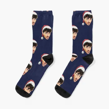 Коледа Джо Джонас Чорапи зимни подаръци по поръчка спортни чорапи движещи се чорапи Момче Детски чорапи Дамски