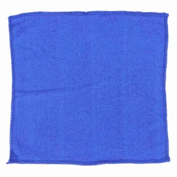 80Pcs абсорбираща микрофибърна кърпа Кола Начало Кухня Измиване Чиста кърпа за пране Синя