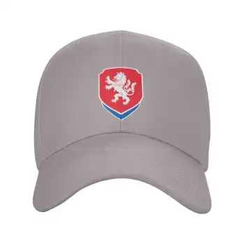 Чешки национален отбор по футбол Лого Качество на модата Дънкова шапка Плетена шапка Бейзболна шапка