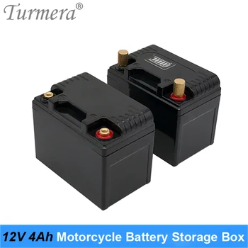 Turmera 12V 4Ah 5Ah мотоциклет батерия за съхранение на батерията кутия с индикатор може да побере 10Piece 18650 или 5Piece 32700 Lifepo4 батерия