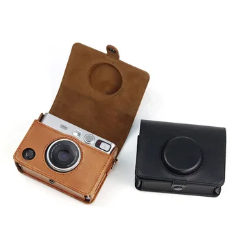 Cover чанта PU кожа Instant Camera Storage Замяна Instant Camera Защитен калъф Защитни аксесоари за Fuji Mini EVO