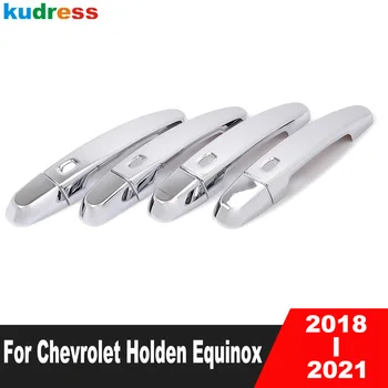 Капак на дръжката на вратата за Chevrolet Holden Equinox 2018 2019 2020 2021 Хромирани дръжки за кола Аксесоари за наслагване на формоване на улов