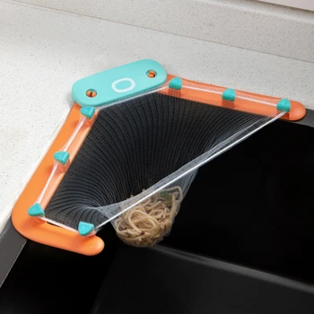 1pc Октопод мивка Drain Rack Кухненска мивка Филтър за боклук Net Резервоар за миене на съдове Остатъци от ориз за еднократна употреба Непропусклива решетка за източване