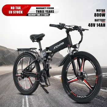 R3 800W планински електрически велосипед сгъваем 48V14AH двойна литиева батерия планински електрически велосипед крос-кънтри 26 инча е-велосипед
