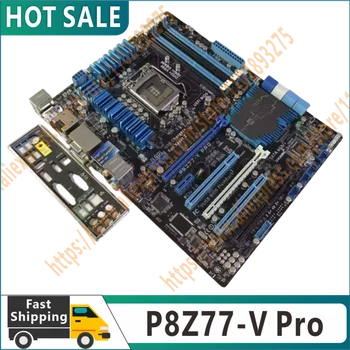 100% Тест P8Z77-V Pro 1600Mhz DDR3 LGA 1155 дънна платка ATX 32GB PCI-E X16 настолен компютър PC дънна платка