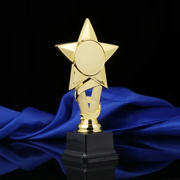 20см Състезания Пластмасов трофей Детска панделка Star Reward Trophy Creative Activity Award Cup