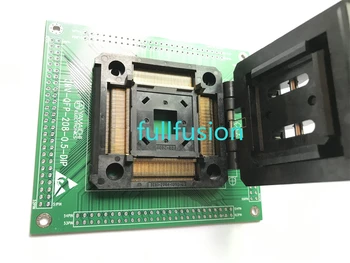 IC51-2084-1052-55 QFP208 TO DIP Програмен адаптер 0.5mm Стъпка Размер на опаковката 28x28mm