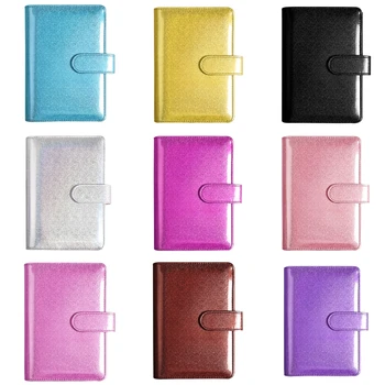 Macaroon Binder Planner Notebook Hard Cover A5 6 Ring Refillable Loose Leaf Journal Notepad Cover водоустойчив за момичета T84D