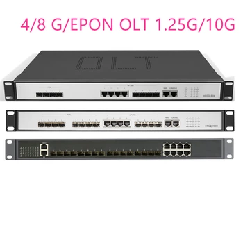 4/8G/EPON OLT 4/8 PON 4 SFP 1.25G/10G SC Отворен софтуер WEB управление SFP PX20+ PX20++ PX20+++/C+/C++ UI Отворен софтуер