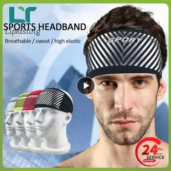 1PCS Абсорбиращ Колоездене Спорт Sweat лента за глава Мъже Sweatband За мъже и жени Йога коса главата пот ленти Спортна безопасност