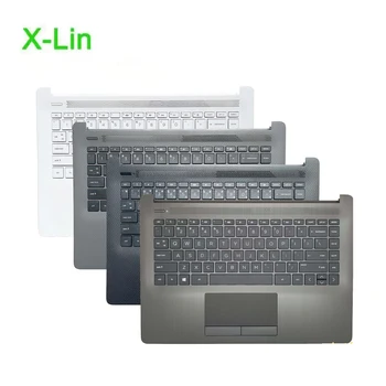 За HP малка Европа 14-CM 14-CK 14q-cs TPN-I131 246G7 ръчна клавиатура лаптоп горен капак клавиатура обвивка caseL23241-001