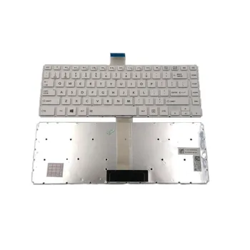 Нова клавиатура за лаптоп за Toshiba сателит L45-B4205FL L45-B4206SL L45-B4207FL L45-B4208FL бял без подсветка & рамка