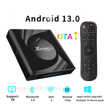 X88 PRO 13 Ultra Android 13.0 Smart TV Box RK3528 4GB+64GB 2.4G/5G WiFi6 Bluetooth 8K Media Player VP9 H.265 Декодер Set Top Box