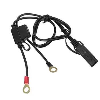  2in 12-24V SAE кабел 18AWG щифт към терминал удължителен кабел конектор за зарядно устройство за батерия бързо изключване кабел мотоциклет тесто
