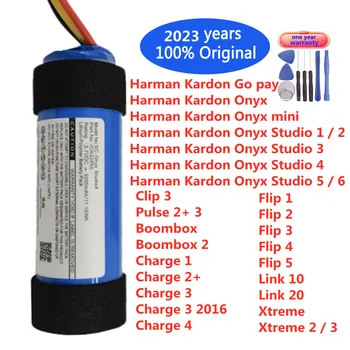 Високоговорител Оригинална батерия за Harman Kardon Onyx Studio 4 5 6 JBL Pulse Charge Flip 3 4 Xtreme Boombox 2 Mini Go Play Link 20 10