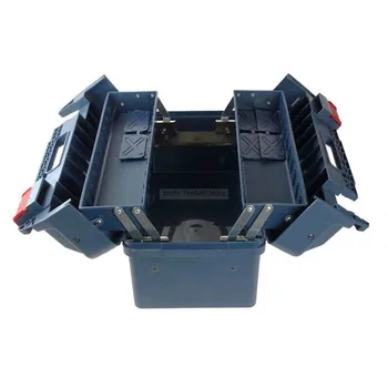 Хардуерна кутия с инструменти Двуслойна кутия за съхранение Начало Многофункционална кутия за ремонт на автомобили Кутия за контейнер за инструменти Голяма пластмасова кутия за инструменти