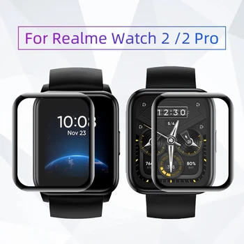 Soft Fiber Glass Film Cover For Realme Watch 2/2 Pro 2pro For Realme Full Screen Protector Case smart watch аксесоари