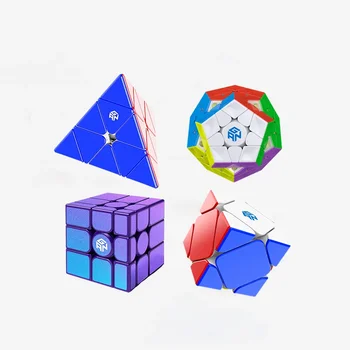 GAN Странна форма Магически куб Комбинация Pyraminx Засилено Uv Gan Skewb Засилено Uv Meganminx Gan огледало Uv Gans куб