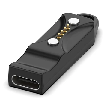 USB 4-пинов магнитен смукателен USB адаптер за зареждане Бърз конвертор за Polarignite 3 Smartwatch