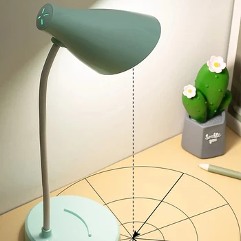 Дизайн Творческа настолна лампа Сгъваем офис сензорен превключвател Защита на настолна лампа Учебна лампа Четене на светлина Мебели за хол
