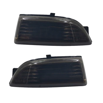 Ляво + дясно огледало за обратно виждане Светлинен капак Индикатор за мигач Капак на лампата за Ford Everest Ranger 2012-2020 (без крушки)