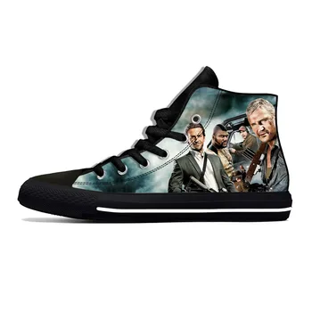 The A Team TV Movie Cool Fashion Funny Classic Casual Cloth Shoes High Top Lightweight Breathable 3D Print Men Women Sneakers