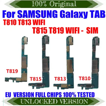 Заменена чиста поддръжка WIFI / SIM Android System OS с пълни чипове за Samsung Galaxy Tab S2 SM-T815 T810 T813 T819 дънна платка