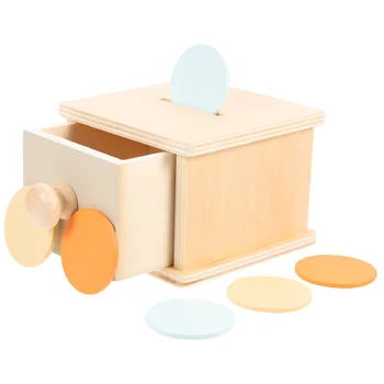 Имитация на монетна кутия за деца Учене на играчки Образователна кутия за монети Моторни умения за обучение на играчки