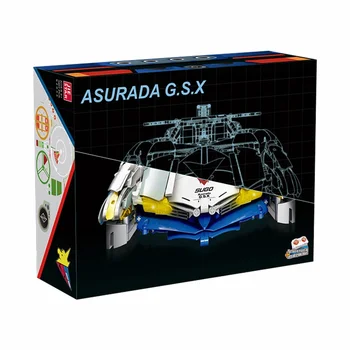 IN STOCK Технически RC състезателен автомобил Asurada GSX градивни блокове модел MOC Спортни тухли за автомобили Играчки за деца Подаръчен комплект за рожден ден
