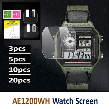 Smart Аксесоари за гривни Филм AE1200WH Лента за гледане Протектори за екрани Капак на рамката AE-1200WH Защитен калъф 3бр / партида
