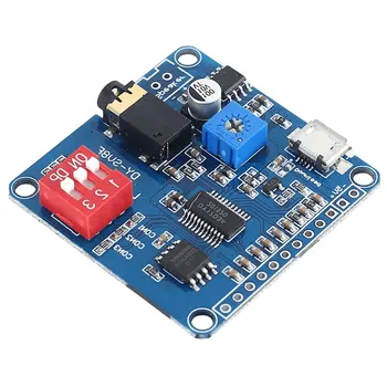 DY-SV8F възпроизвеждане 64Mbits флаш памет борда UART I / O Trigger сериен порт контрол възпроизвеждане модул за Arduino