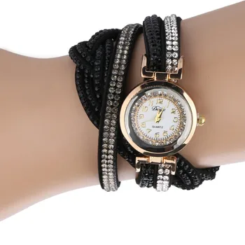 Chaussure Femme жени луксозни кристални жени златна гривна кварцов ръчен часовник Rhinestone часовници часы женские наручные