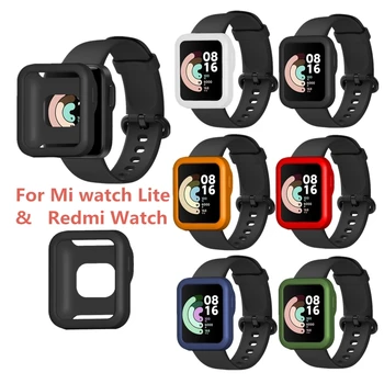 Защитен калъф за Xiaomi Mi Watch Lite Smart Watch Hard PC Shell Protector Frame For Xiaomi Redmi Watch Strap Bracelet