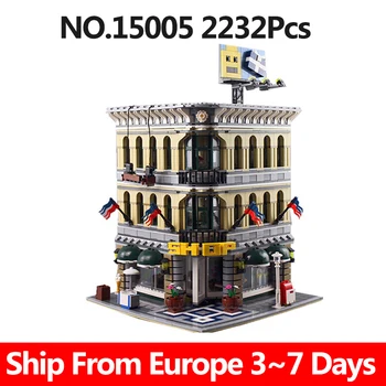 2232 парчета строителни блокове комплект 15005 Grand Emporium детски играчки за деца подарък модулна къща
