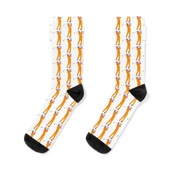 Рики Фаулър Подпис оранжеви чорапи на едро памучни чорапи баскетбол луксозни чорапи чорапи мъжки дамски