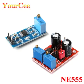 NE555 импулсен генератор честота работен цикъл регулируем модул квадратна вълна 5V-12V генератор на сигнали за Arduino DIY