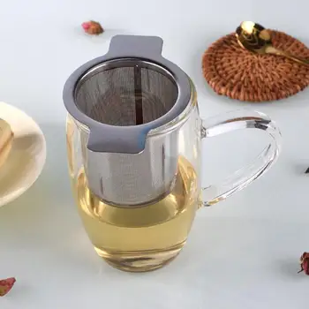 Неръждаема стомана чай теч филтър за многократна употреба чай инфузер чай цедка чайник метал хлабав чай листа подправка филтър кухненски аксесоари