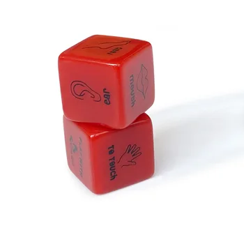 Fun Color Dice Acrylic 18MM Pattern Action 6-странни зарове
