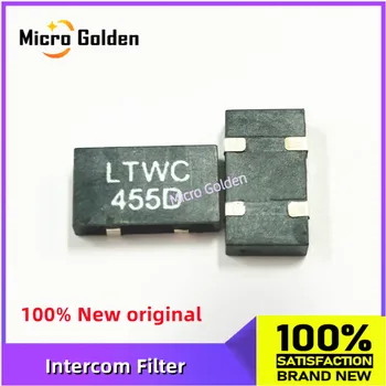 (10pcs) LTWC455D чип филтър Interphone 455D 455KHZ 2 + 2 4Pin комуникационен филтър