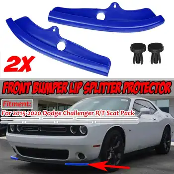 Предна броня за защита на устните Cover за Dodge Challenger R / T Scat Pack 2015-2020 Протектор за броня дифузьор спойлер спойлер охрана
