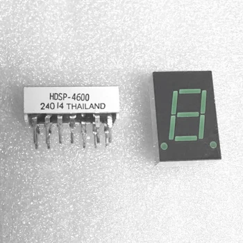 5Pcs HDSP-4600 0.43 инчов зелен 7 сегмент LED дисплей цифрова тръба обща анод 10 пинов